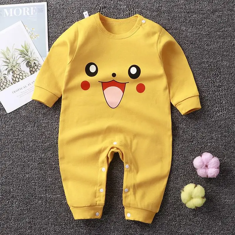 Zimowy pajacyk niemowlęcy z bawełny, wzór z bajki, unisex P2