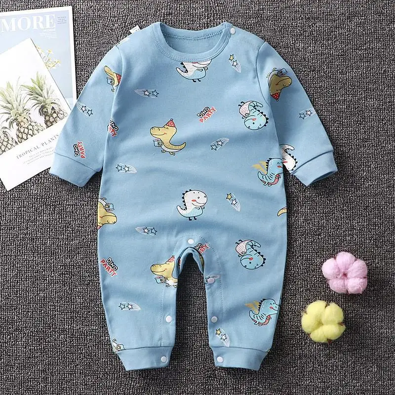Zimowy pajacyk niemowlęcy z bawełny, wzór z bajki, unisex P3