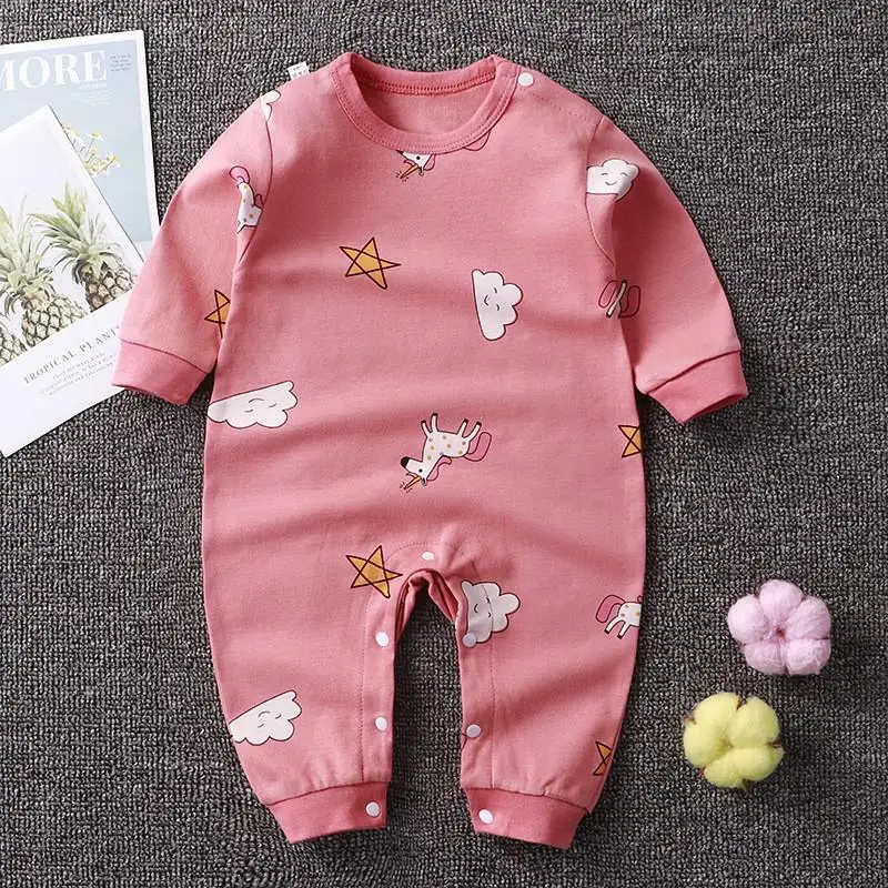 Zimowy pajacyk niemowlęcy z bawełny, wzór z bajki, unisex P4