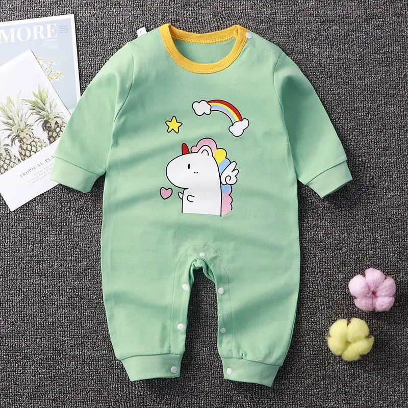 Zimowy pajacyk niemowlęcy z bawełny, wzór z bajki, unisex P5
