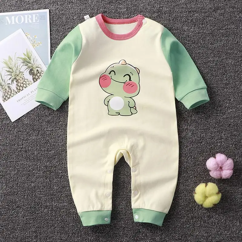 Zimowy pajacyk niemowlęcy z bawełny, wzór z bajki, unisex P7
