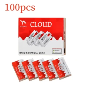 Żyletki dwustronne CLOUD ze stali nierdzewnej do maszynki na żyletki 100pcs