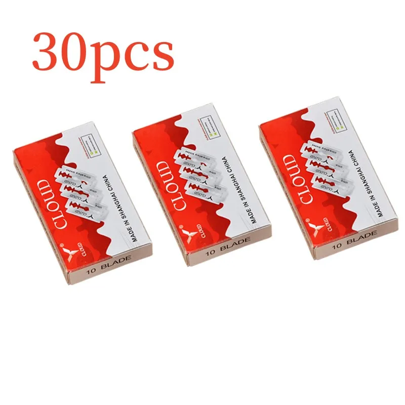 Żyletki dwustronne CLOUD ze stali nierdzewnej do maszynki na żyletki 30pcs
