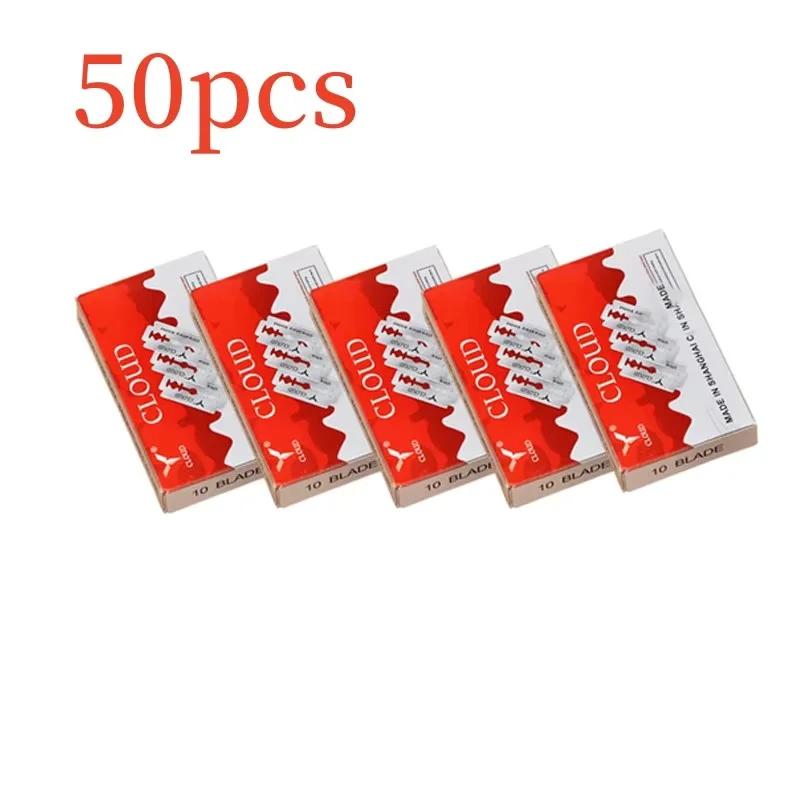Żyletki dwustronne CLOUD ze stali nierdzewnej do maszynki na żyletki 50pcs